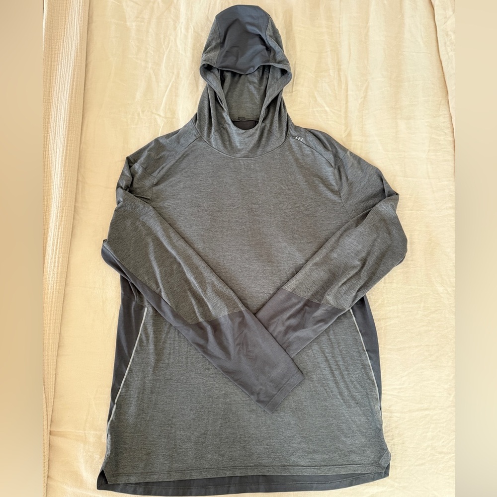 lululemon athletica Men's Hoodie Long Sleeve Shirt - Charcoal Gray